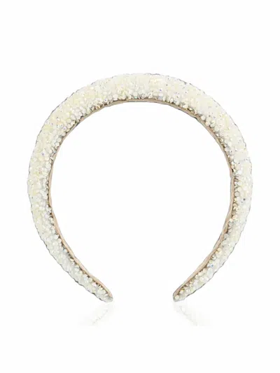 Mimi Tutu Kids' Sequin-embellished Padded Headband In White