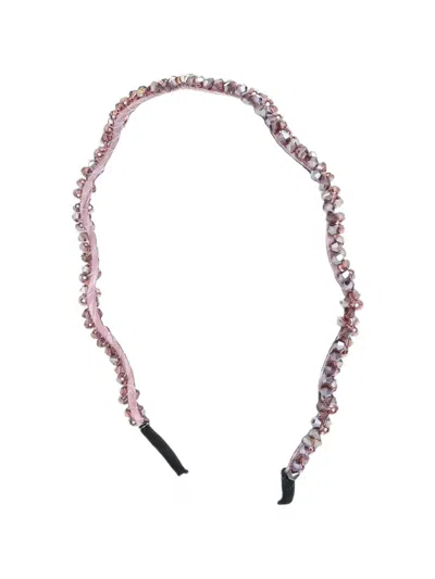 Mimi Tutu Kids' Shimmer-bead Headband In Pink