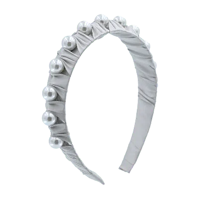Mimi Tutu Silver Pearl Studded Headband