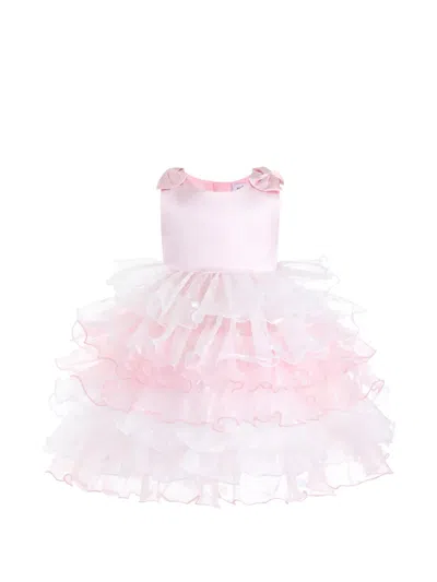 Mimi Tutu Kids' Sirin Ruffled Tulle Dress In Pink