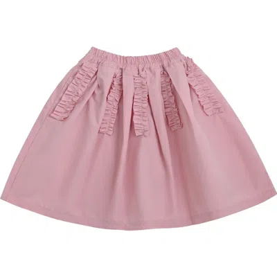 Mimi Tutu Kids'  Skirt With Ruffle Strips In Pink