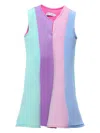 Mimi Tutu Sophie Colour-block Sleeveless Dress In Pink