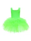 Mimi Tutu Square-neck Tutu Dress In Green