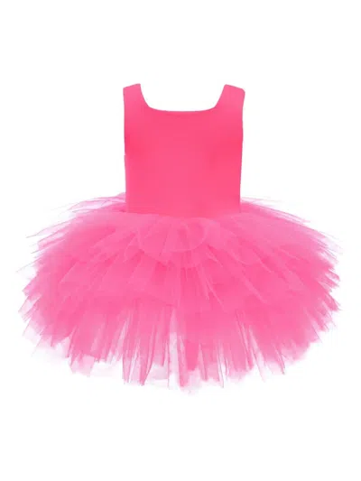 Mimi Tutu Kids' Square-neck Tutu Dress In Pink