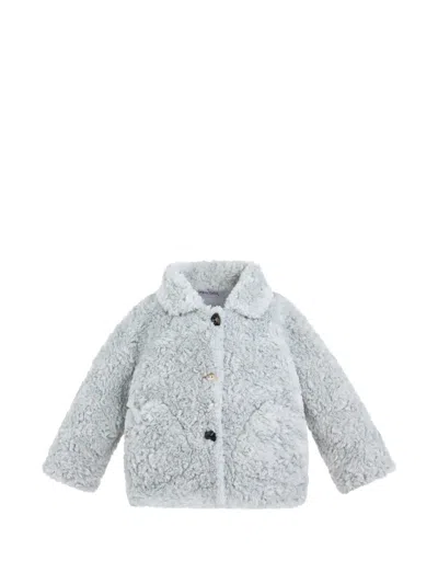 Mimi Tutu Kids' Teddy Coat In Blue