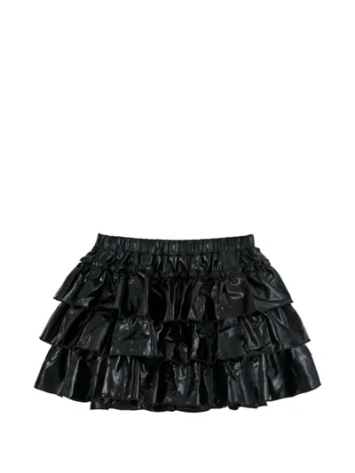 Mimi Tutu Tiered Mini Skirt In Black