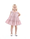 Mimi Tutu Kids'  Tiered Ribbon Sleeveless Dress In Pink