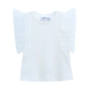 Mimi Tutu Kids' Tulle-sleeve T-shirt In White