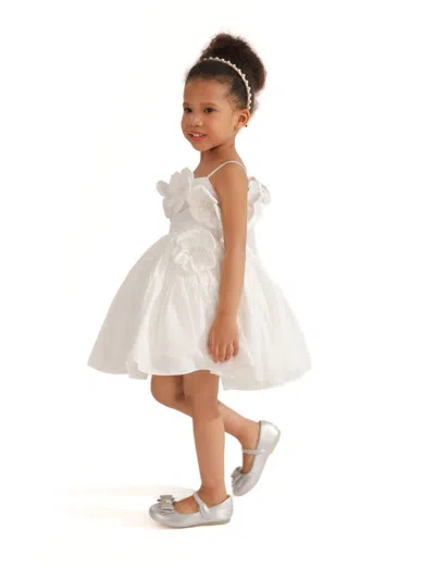 Mimi Tutu Kids'  White Buttercup Ravenna Dress