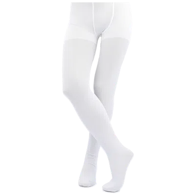 Mimi Tutu Kids'  White Sparkled Cotton Tights