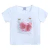 Mimi Tutu White Swan Applique T-shirt
