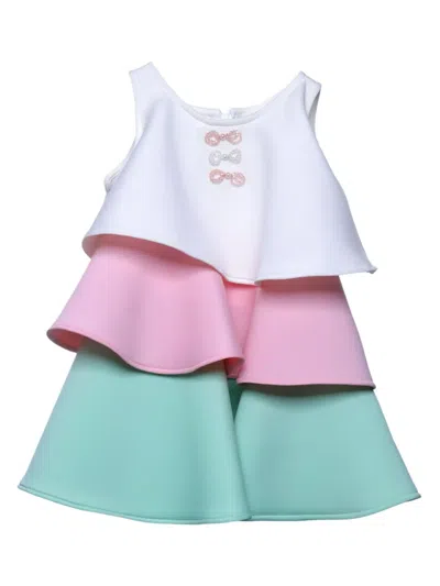 Mimi Tutu Kids' Zoe Tiered Dress In White