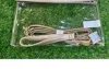 Shop Mimi Wholesale Game Day Clear Crossbody Bag With Vegan Leather Trim In Champagne In White