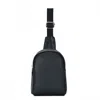 Mimi Wholesale Janice Double Zip Sling Bag In Black In Black