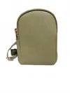 Mimi Wholesale Janice Double Zip Sling Bag In Moss In Pink