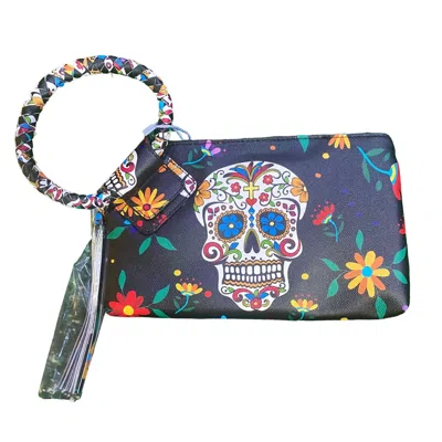 Mimi Wholesale Skull Clutch Bag In Black