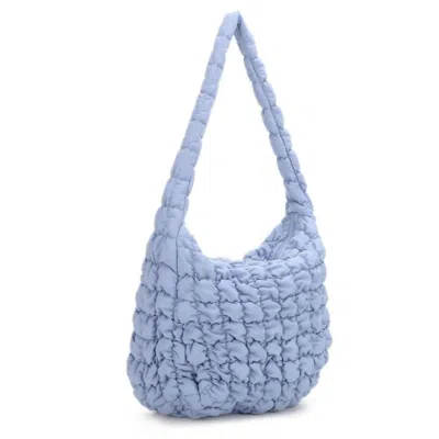 Mimi Wholesale Women's Amari Quilted Puffer Bag In Sky Blue