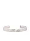 Mimia Leblanc 18k White Gold Fatale Diamond Bracelet In Silver