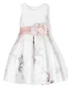 Mimilù Floral-print Sleeveless Dress In White