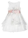 Mimilù Floral-print Sleeveless Dress In White