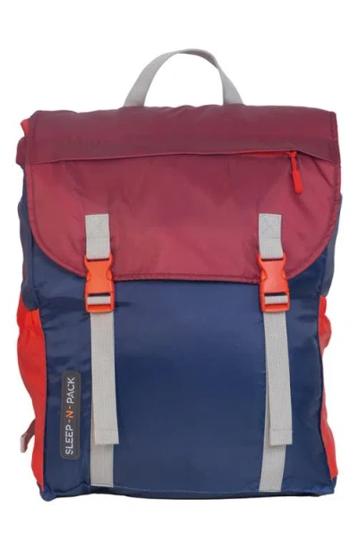 Mimish Kids' Sleep-n-pack Sleeping Bag Backpack In Multi