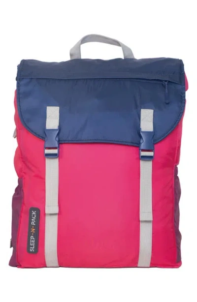 Mimish Kids' Sleep-n-pack Sleeping Bag Backpack In Multi