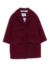 Mimisol Coat With Application In Burgundy