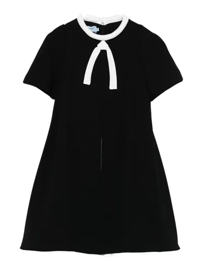 Mimisol Kids' Dress With Bow In Black
