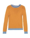 Mimisol Toddler Boy Sweater Marigold Size 6 Virgin Wool In Yellow