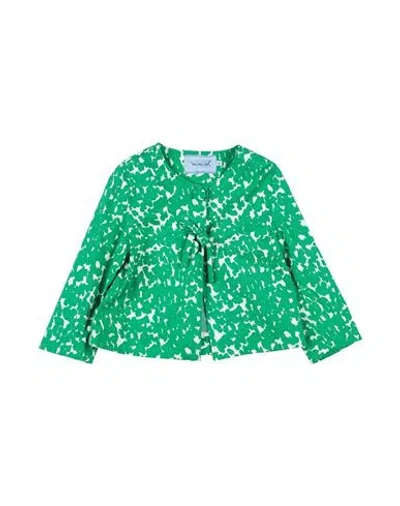 Mimisol Babies'  Toddler Girl Jacket Green Size 6 Cotton, Elastane