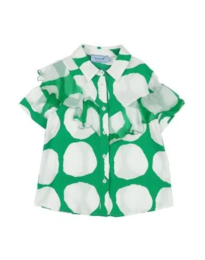 Mimisol Babies'  Toddler Girl Shirt Green Size 6 Viscose
