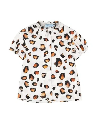 Mimisol Babies'  Toddler Girl Shirt White Size 6 Cotton