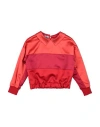 Mimisol Toddler Girl Sweatshirt Coral Size 4 Polyester, Elastane In Red