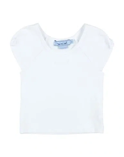 Mimisol Babies'  Toddler Girl T-shirt White Size 6 Cotton, Elastane