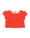 Mimisol Toddler Girl Top Orange Size 6 Polyester In Orange