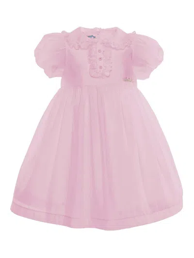 Mimisol Kids' Tulle Dress In Nude