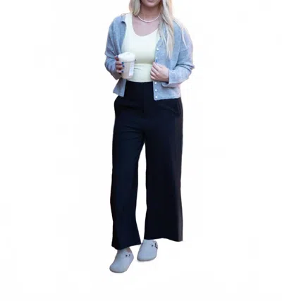 Mimosa Blair Long Sleeve Cardigan In Grey In Blue