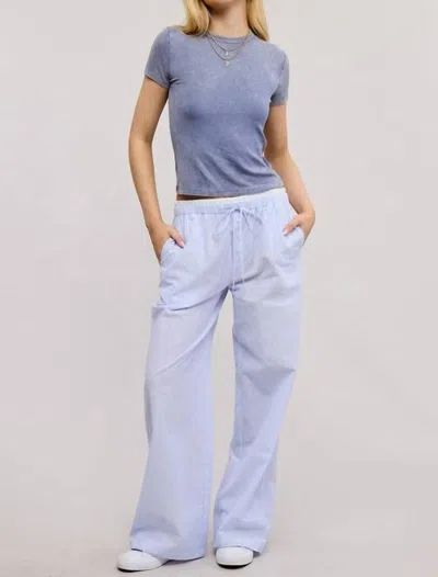 Mimosa Boxer Style Pajama Pant In Blue