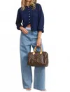 Mimosa Button Down Cardigan In Navy In Blue