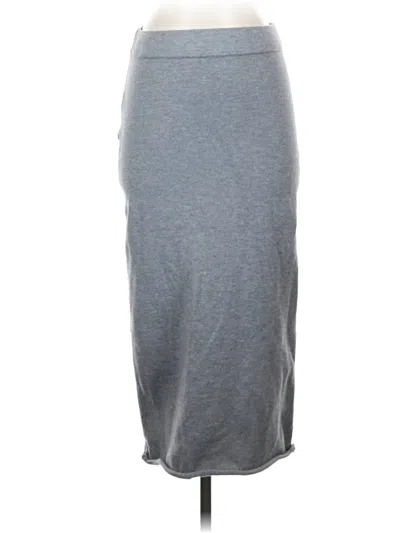 Pre-owned Mimosa Casual Skirt In Gray