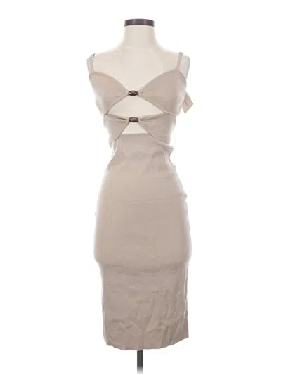 Mimosa Cocktail Dress In Brown