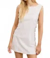 Mimosa Desorbo Mini Dress In Natural In White