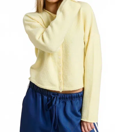Mimosa Essential Cardigan In Yellow