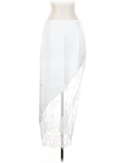 Pre-owned Mimosa Formal Skirt In White