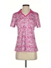 Mimosa Short Sleeve Polo Shirt In Pink