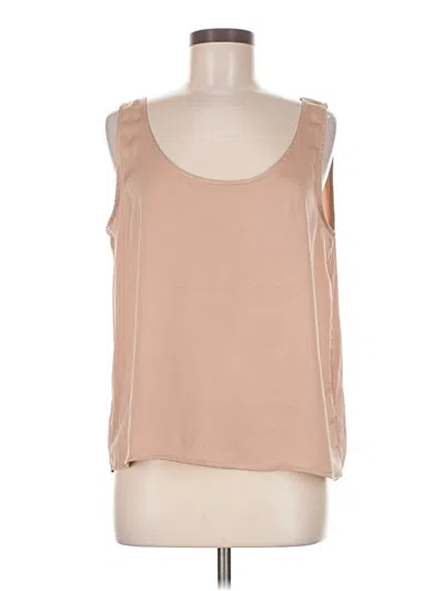Pre-owned Mimosa Sleeveless Blouse In Brown