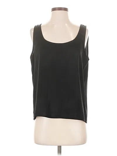 Pre-owned Mimosa Sleeveless Top Black Scoop Neck Tops