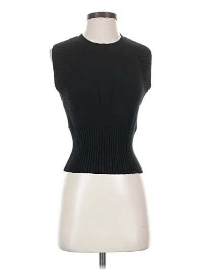 Pre-owned Mimosa Sleeveless Top Black Turtleneck Tops