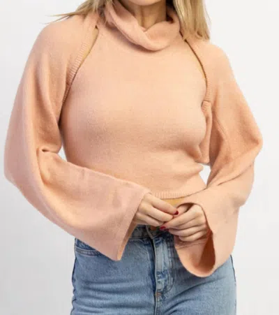 Mimosa The Maddie Sweater Set In Blush In Gold