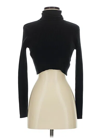 Pre-owned Mimosa Turtleneck Sweater In Black